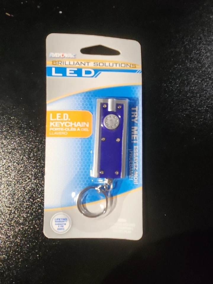 RAYOVAC Brilliant Solutions 6 Lúmenes LED Llavero Luz con Pilas Nuevo en Paquete Foto 2 de 4