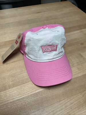 Levi s Pink Hat Cap Youth SnapBack Sports Basketball Baseball Football
