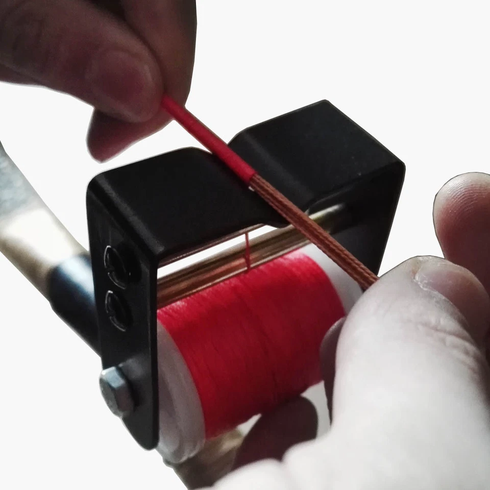 Archery Bowstring Serving Thread Cord Line with Bow String Server Jig Tool Metal - Image 4 of 4