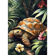 Diamond Painting Kits for Adults, Tortoise Diamond Gem Art Painting for Beginner