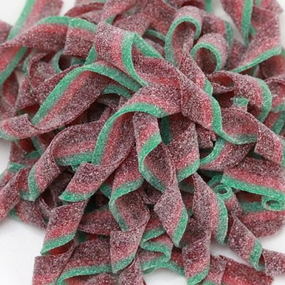 Sour Belts Candy Bulk - Sour Watermelon Chewy Candy - 1.3 Lb Sour Candy Bulk ...