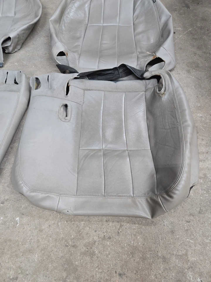 Fundas de asiento de piedra de banco dividido LX de cuero Ford Crown Victoria OEM Grand Marquis Foto 4 de 4
