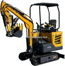 NEW 1.2 Ton AGT Industrial MX20R Mini Excavator with Hydraulic Thumb RATO Engine