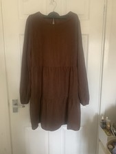 Brown Suede Dress Size M