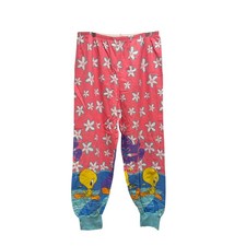 Looney Tunes Tweety Bird Pajama Pants XL Sleepwear Loungewear 90s Cartoon flaw