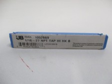 Union Butterfield 1/16-27 NPT 4F HSS Standard Flute Tap Oxide Finish High Hook
