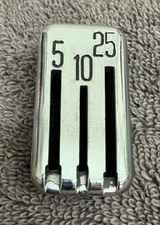 COIN SLOT BLOCK for your Duncan Parking Meter. 5, 10 and 25 CENT Slots, POLISHED