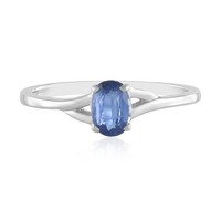 Cavill Kyanit Ring 0,93Ct Oval Sterling Silber 925 Platinierter Damenring