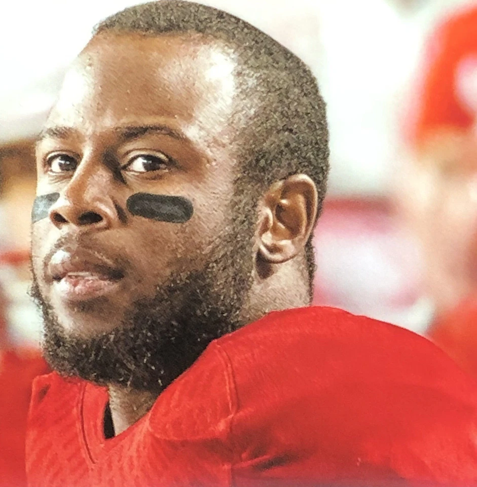 2014 Panini Score James White AUTO /5 PURPLE FOIL SSP Rookie Card No. 377 🏆🏆🏆 - Image 3 of 4