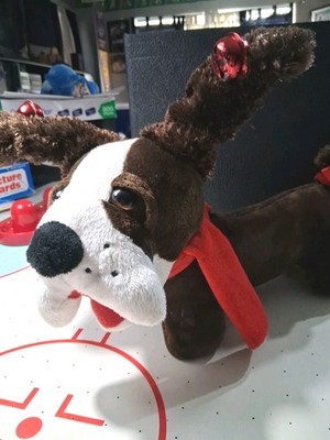 Dan Dee Animated Dancing Wiener Dog Hound Excellent!  Christmas Doesn't Work 