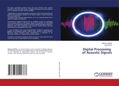 Maamar Ahfir (u. a.) | Digital Processing of Acoustic Signals | Taschenbuch