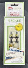 Model Power Model RR Crossing Signal N Scale 8574 W/ 3 Way Prewired Switch
