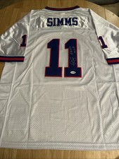 Phil Simms New York Giants Autographed Jersey With Inscription JSA Certified