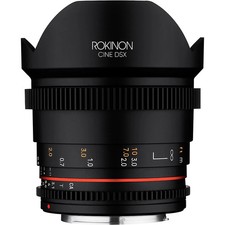Rokinon Cine DSX 14 mm T3.1 Ultra Wide Angle Cine Lens for Canon EF