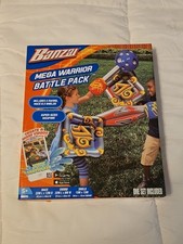 Banzai Mega Warrior Battle Pack Inflatable Kids Sword Mace  2 Shields Set