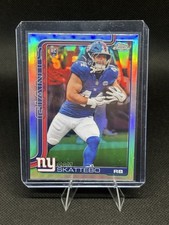 2025 Topps Chrome Cam Skattebo Rookie Refractor #331 New York Giants
