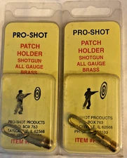 2 - Pro-Shot Brass Patch Holder all guage brass  PH12
