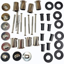 1968-1975 Corvette Luggage Rack Hardware Mounting Kit 6 8 Hole C3 40 Piece New 1968-1975 Corvette Luggage Rack Hardware Mounting Kit 6 8 Hole C3 40 Piece New