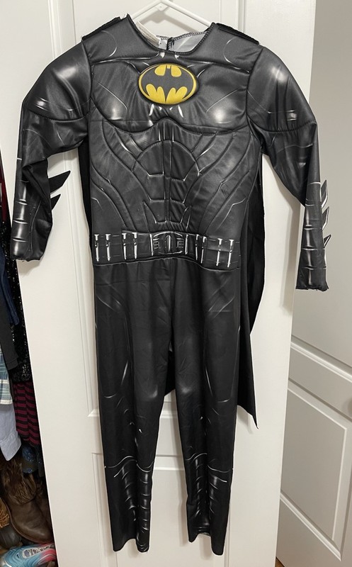 Rubies DC The Flash Movie Batman Halloween Cosplay Costume Boys Size Medium