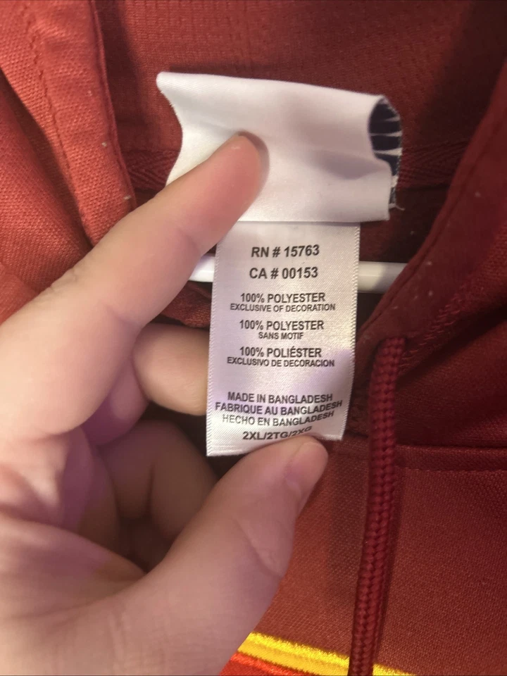 Red Iowa State Cyclones Champion Hoodie 2XL - Image 4 of 4