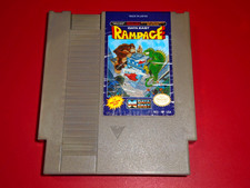 Rampage (Nintendo Entertainment System NES 1988) Cleaned Tested Works NES-RP-USA