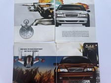 Bundle Joblot Vintage Original 2x Volvo S70 R S70R Magazine Advert Poster Retro