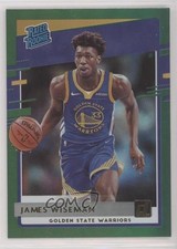 2020-21 Panini Donruss Rated Rookies Green Flood James Wiseman #226 0uh2