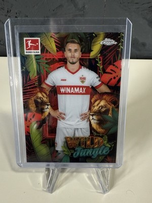 Topps Chrome Bundesliga Wild Jungle Lion Ermedin Demirovic SP VFB Stuttgart Rare