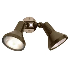 Nuvo Lighting SF77/495 Flood Outdoor Wall-Mounted Floodlight 2-Light Dark Bronze