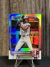2025 Bowman Chrome 1st Refractor BDC-92 Quentin Young Twins