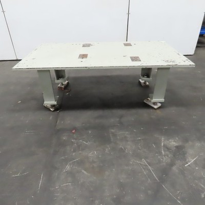 55'' x 30-1/2'' x 3/4'' Thick Blanchard Ground Steel Top Machine Base Table