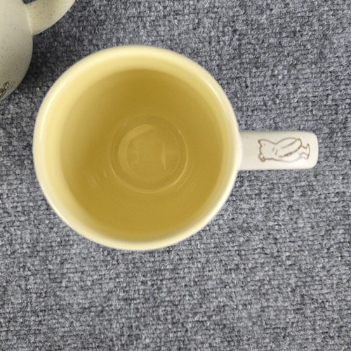 Set of 2 Disney Winnie the Pooh & Piglet Ceramic Mugs 16oz Honey Friends - Picture 2 of 9