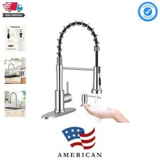 Kitchen Faucet with Pull Down Sprayer, Brushed Nickel Kitchen Sink Faucet 1-3...
