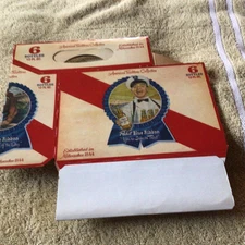Vintage Pabst Blue Ribbon 6 Pack Carrier American Traditions Collection