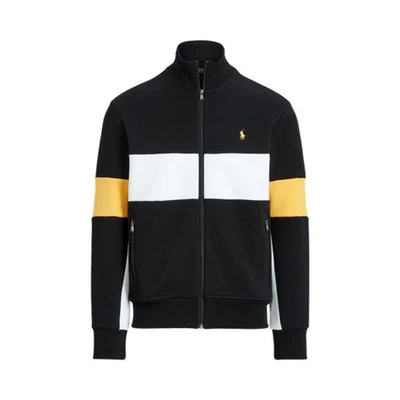 Polo Ralph Lauren Double-Knit Track Jacket Black/yellow/white - Image 1 of 4