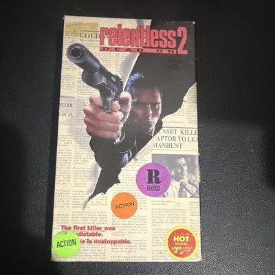 Relentless 2: Dead On VHS NTSC English R 1992 Former Rental