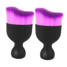 Car Interior Cleaning Brush Car Duster Interior with Ultra Soft 2P DoublePurple