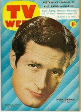 TV WEEK (Victoria) Nov 6 1958 HUGH O'BRIAN