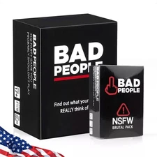 BAD PEOPLE - The Adult Party Game &The After Dark NSFW Expansion Pack OY