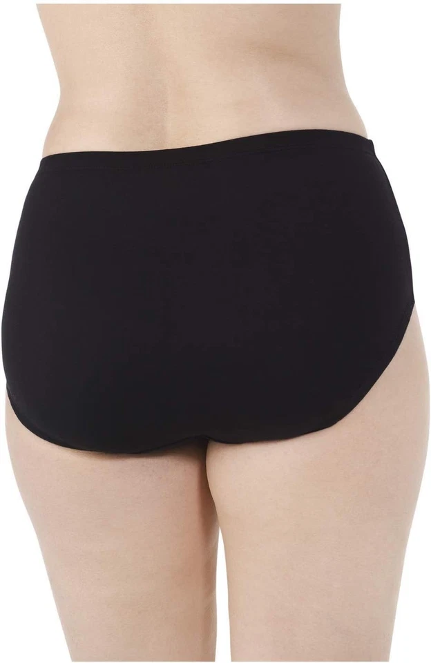 Calzoncillos Fit For Me para mujer talla grande de malla de algodón - Paquete de 5 para frescura todo el día Foto 4 de 4