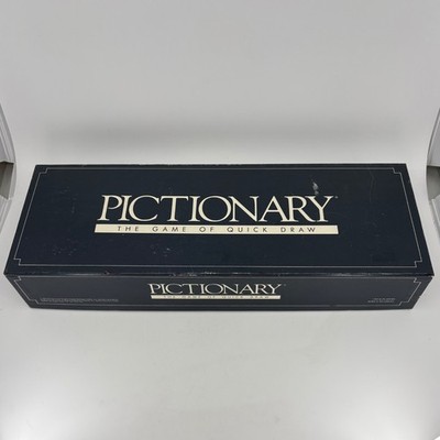 Vintage 1980s Pictionary The Game Of Quick Draw Blue Box Possibly Incomplete