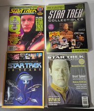 Lot of 4 Star Trek books--Star Trek Communicator