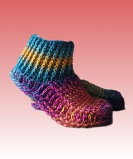 Gammlos, Hüttenschuhe 35-39  *Handarbeit*
