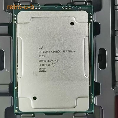 Intel Xeon Platinum 8253 CPU LGA3647 2.2GHz 16C/32T 125W 22MB Processor