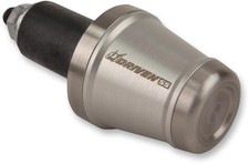 Driven Racing SS Bar End Weights - Silver/Sta...