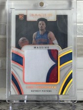 2021 Immaculate Massive Rookie Cade Cunningham 3 Color Patch Detroit MM-CCU /25