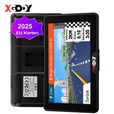 XGODY 7'' Zoll Auto GPS Navigationsgerät Navigation DE Europa Karte Navi LKW PKW