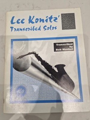 Lee Konitz Transcribed Solos by Bob Washut