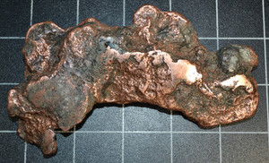 COPPER - POLISHED VEIN COPPER FROM THE KEWEENAW PENINSULA - MICHIGAN - 1lb 6ozs