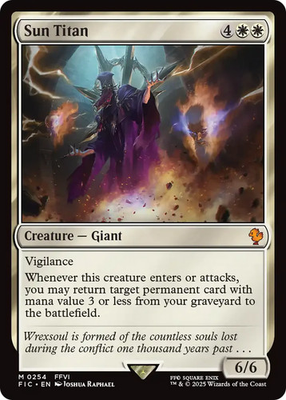#ad #ad MTG Sun Titan FINAL FANTASY Commander Near Mint Magic $2.99